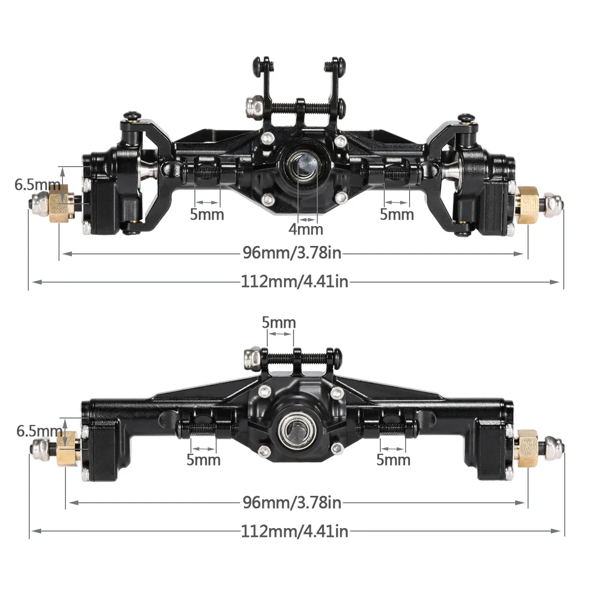 TRX4M Aluminum Front Rear Port - огляд і ціна Rc Hobby Crawler