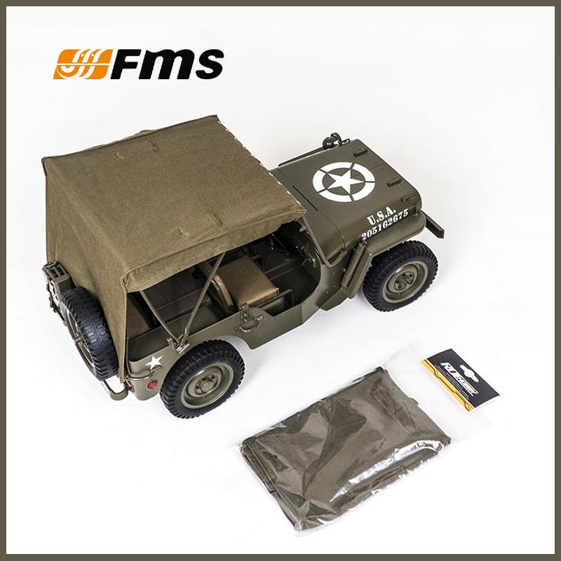 FMS 1/12 C1167 Canvas Roof For - огляд і ціна Rc Hobby Crawler
