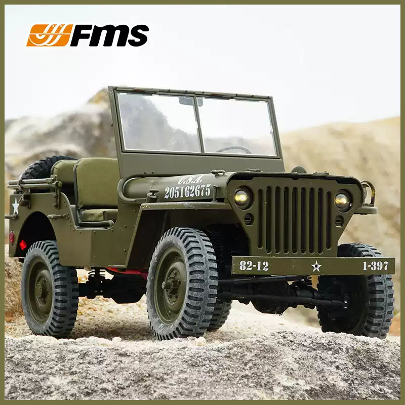 FMS 1/6 Climber 1941 Willys MB - огляд і ціна Rc Hobby Crawler
