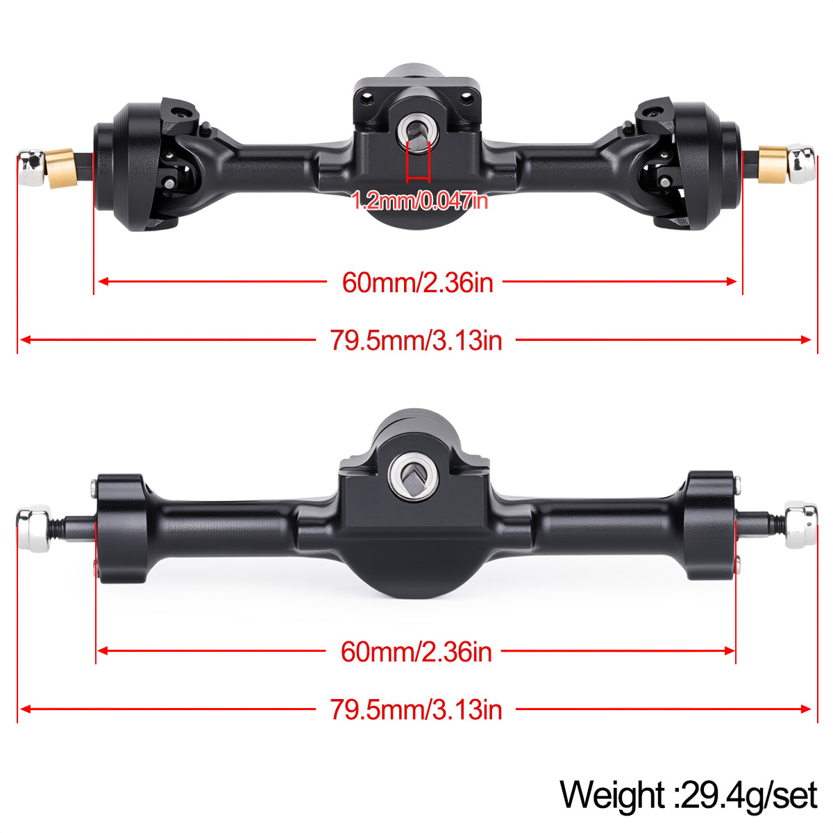 Aluminum Alloy Complete Front  - огляд і ціна Rc Hobby Crawler